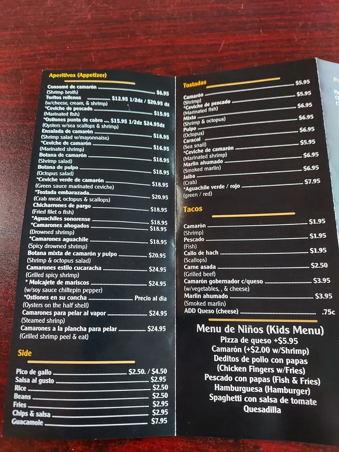 Menu 2