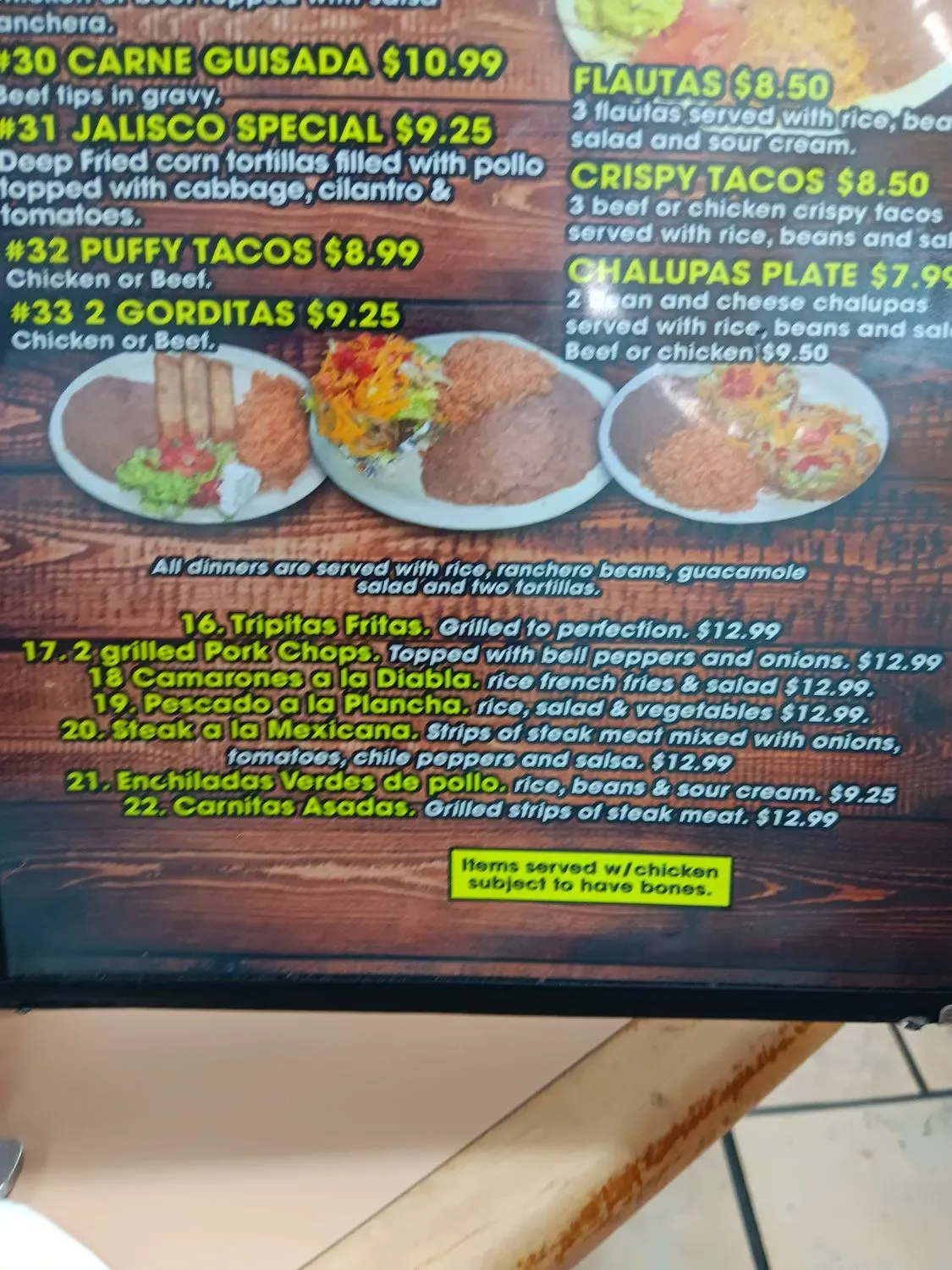 Menu 4