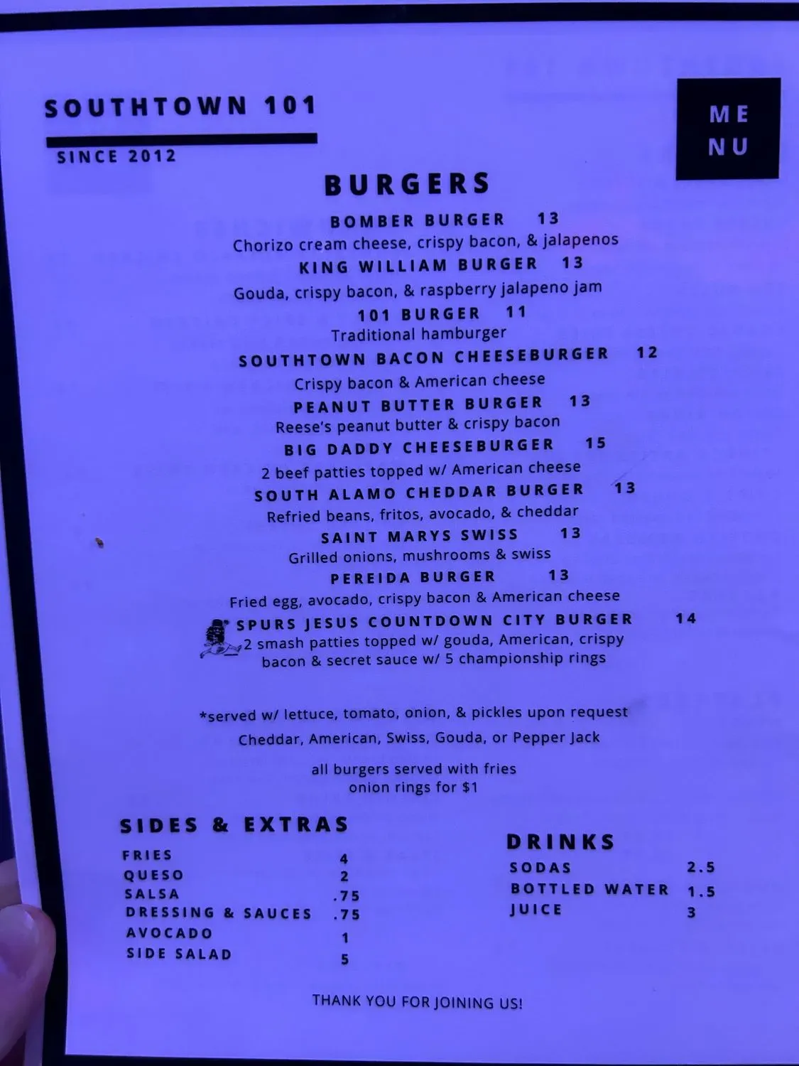 Menu 6