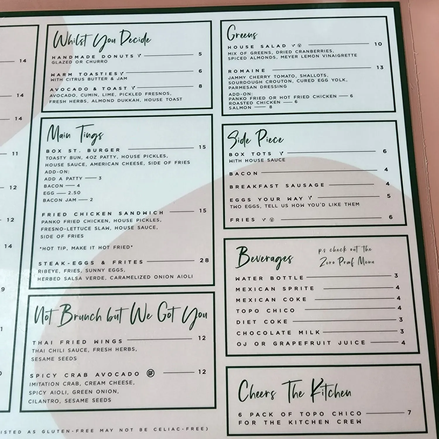 Menu 4