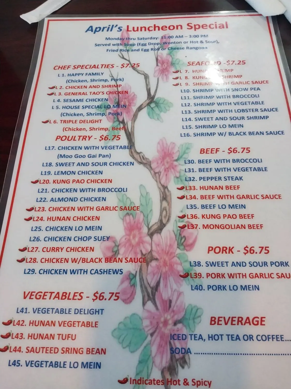 Menu 5