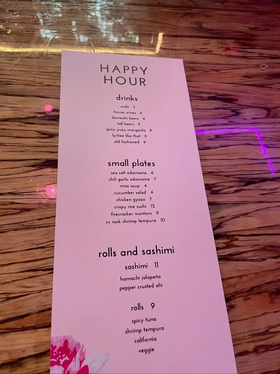 Menu 4