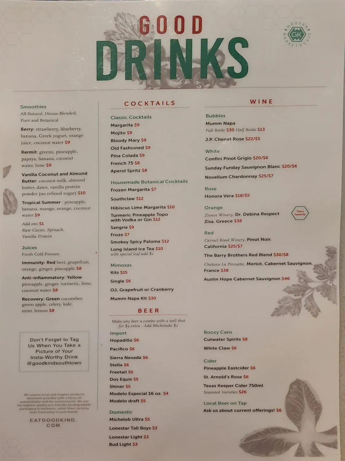 Menu 2