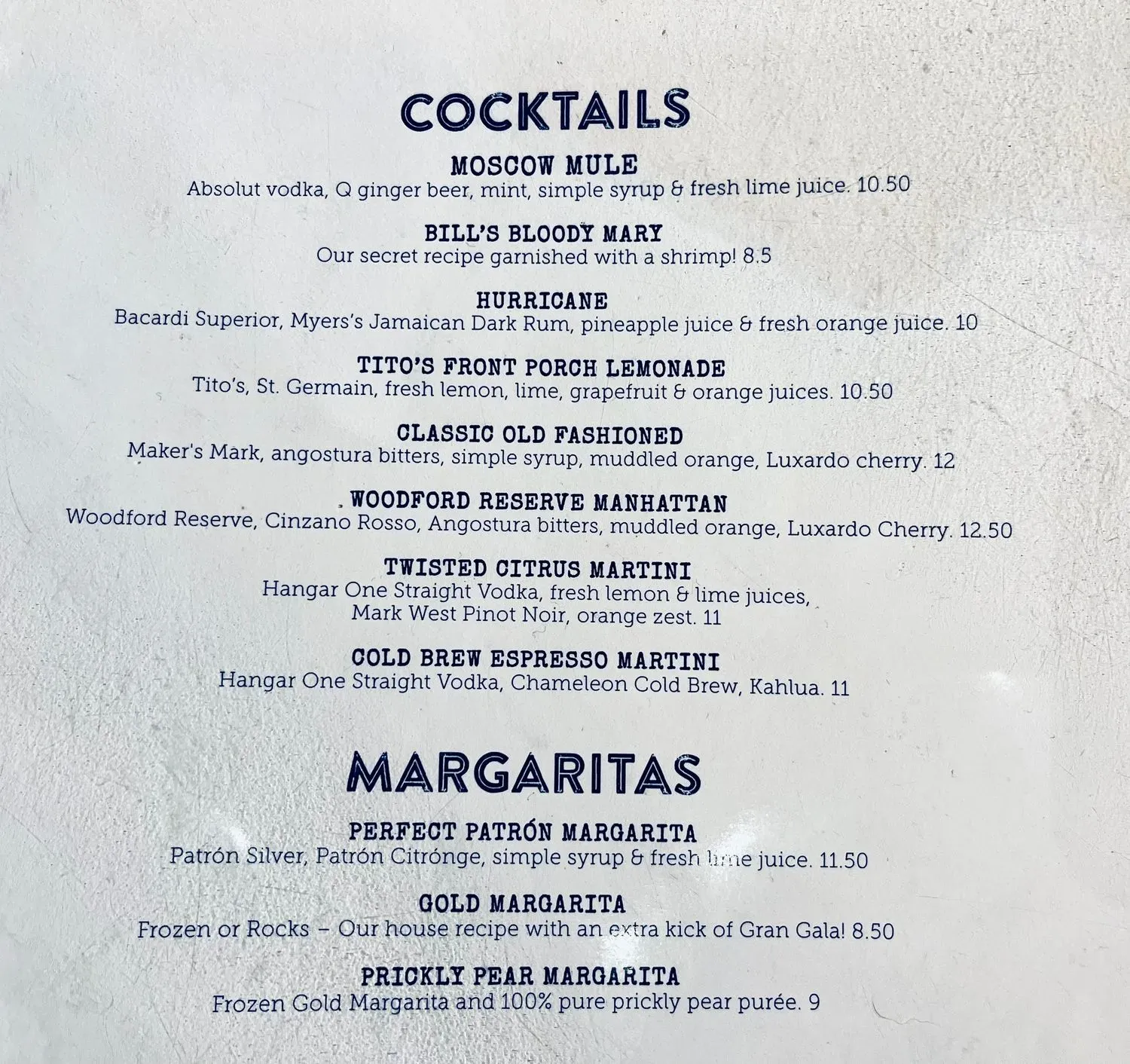 Menu 2