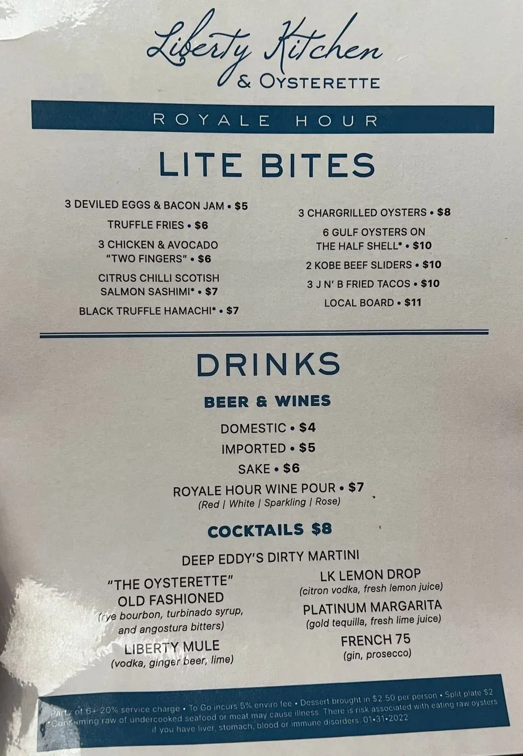 Menu 5