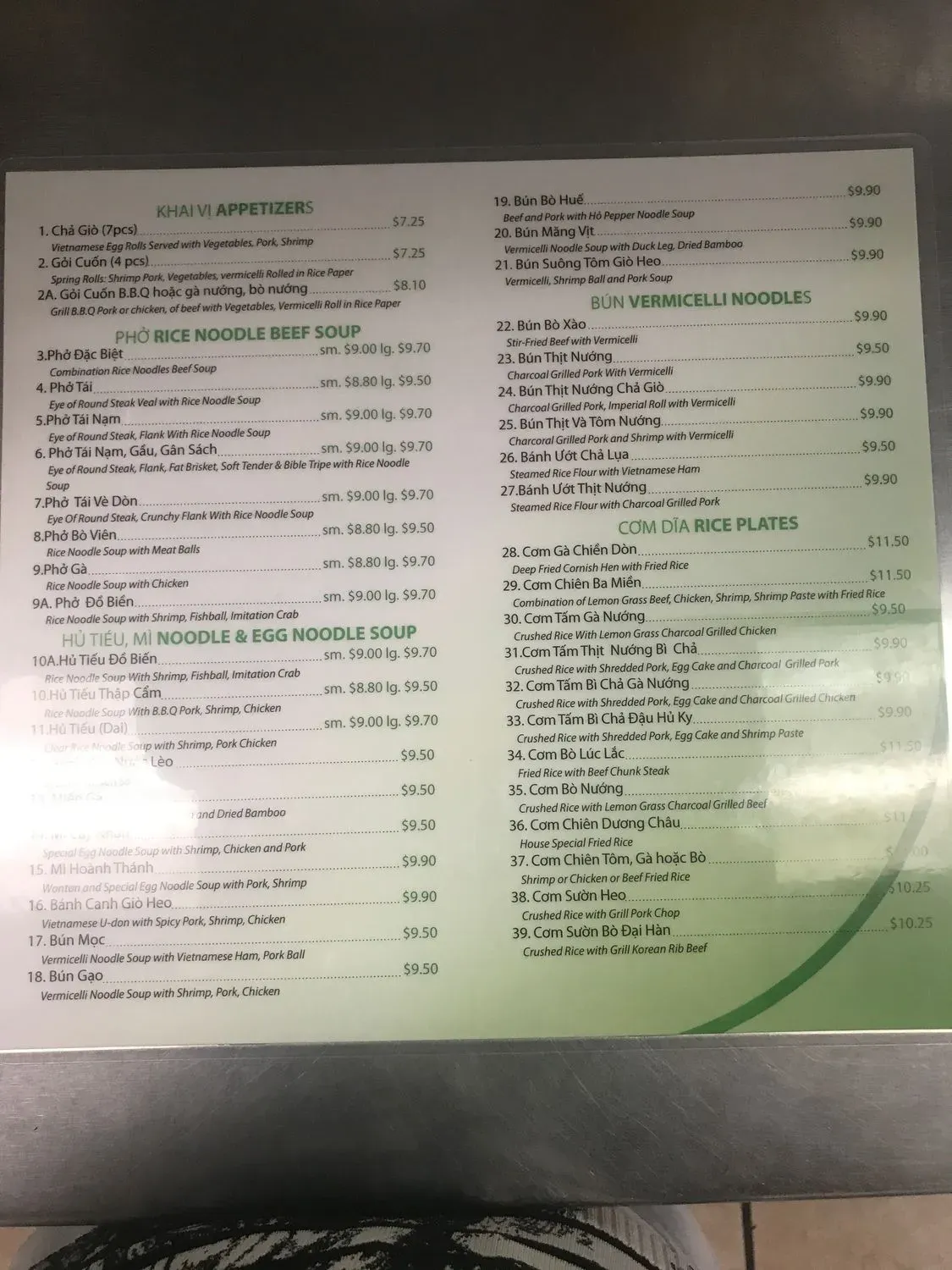 Menu 4