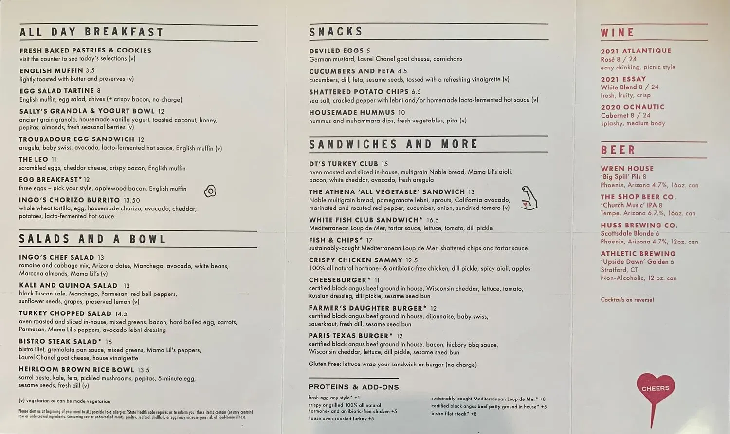 Menu 2