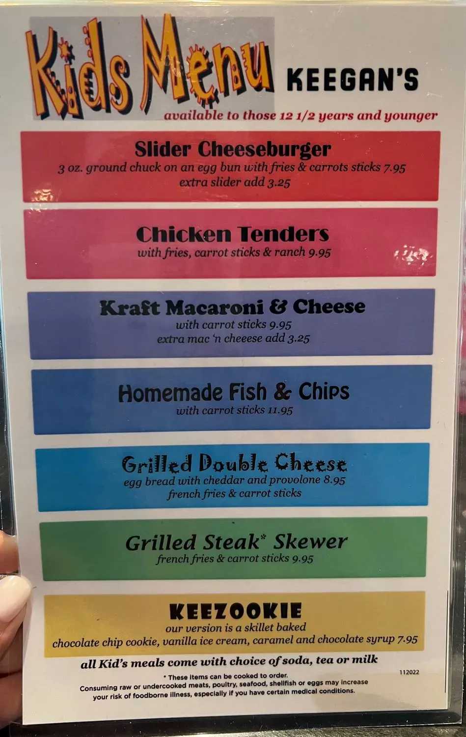 Menu 5