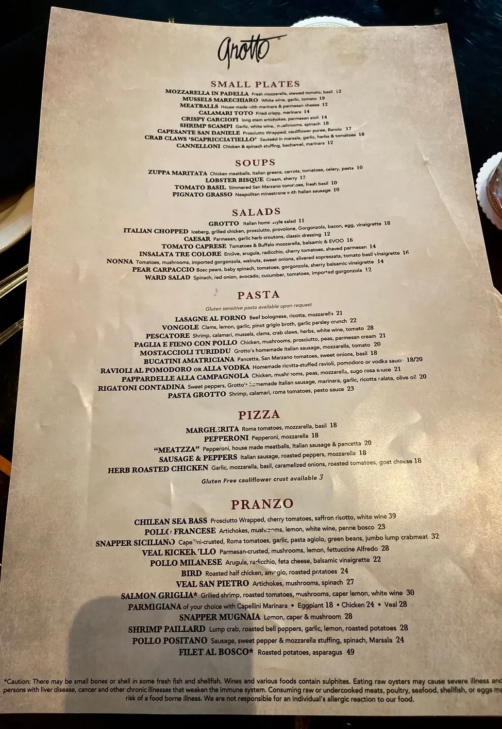 Menu 3