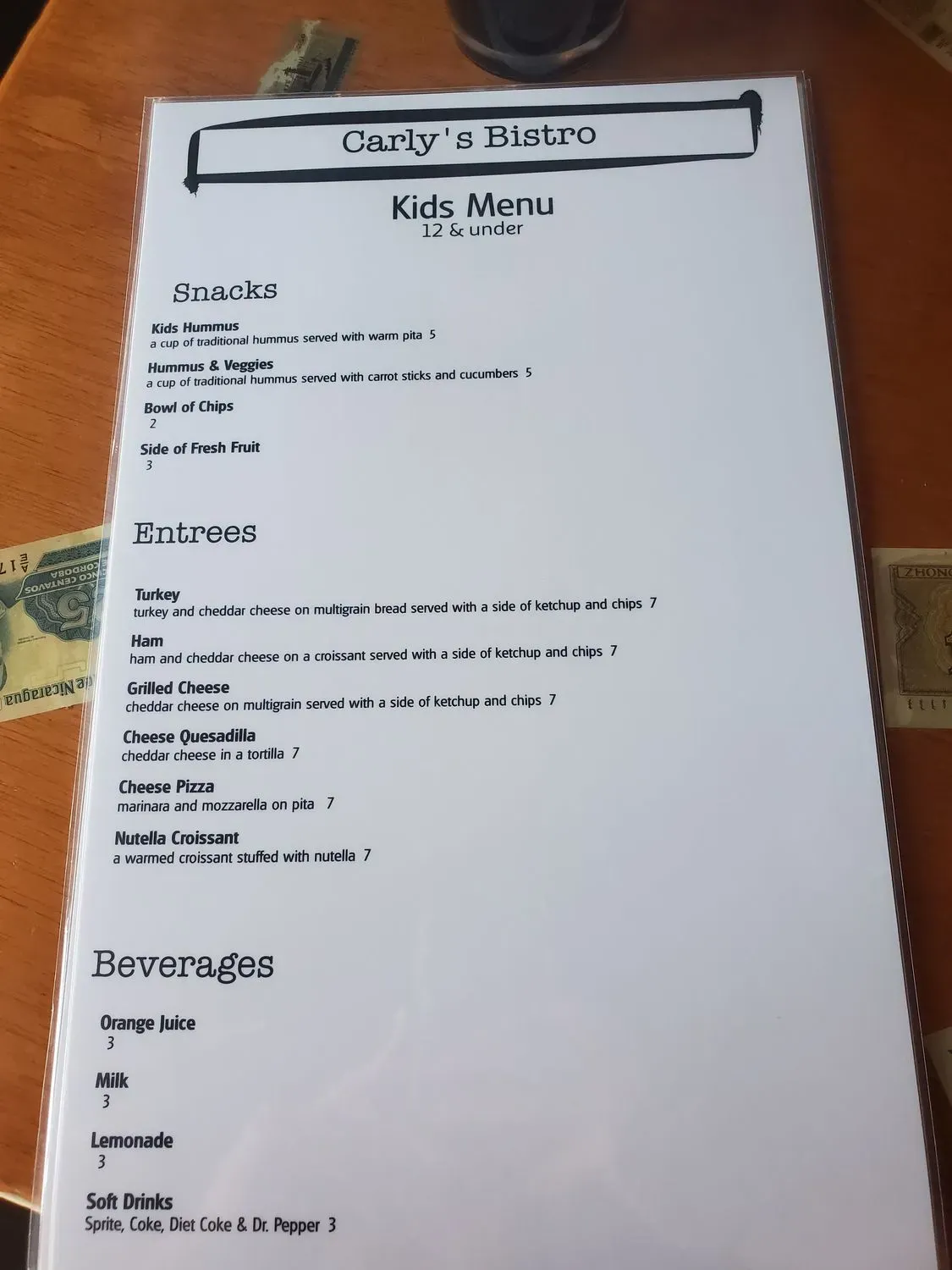 Menu 4