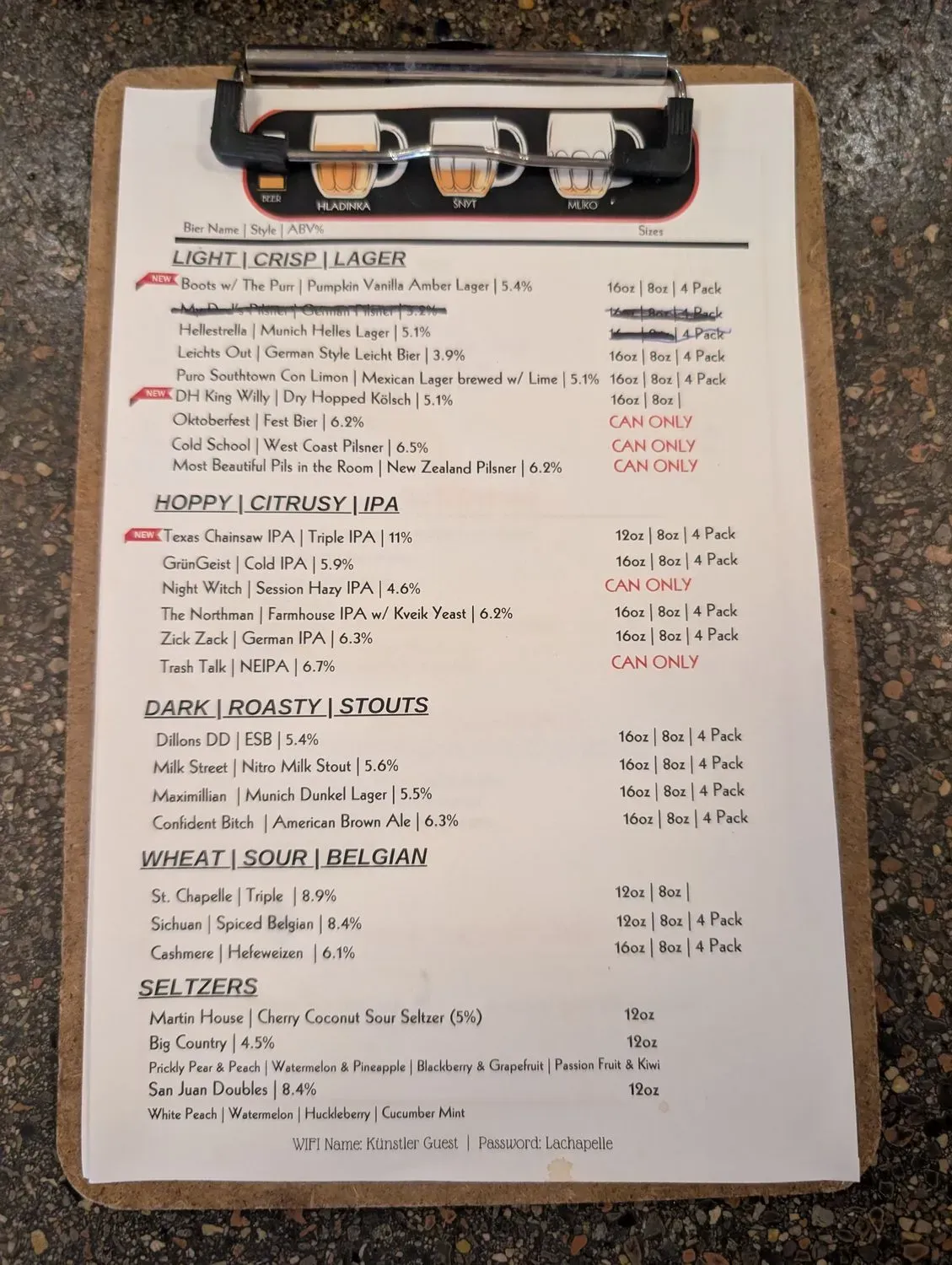 Menu 4