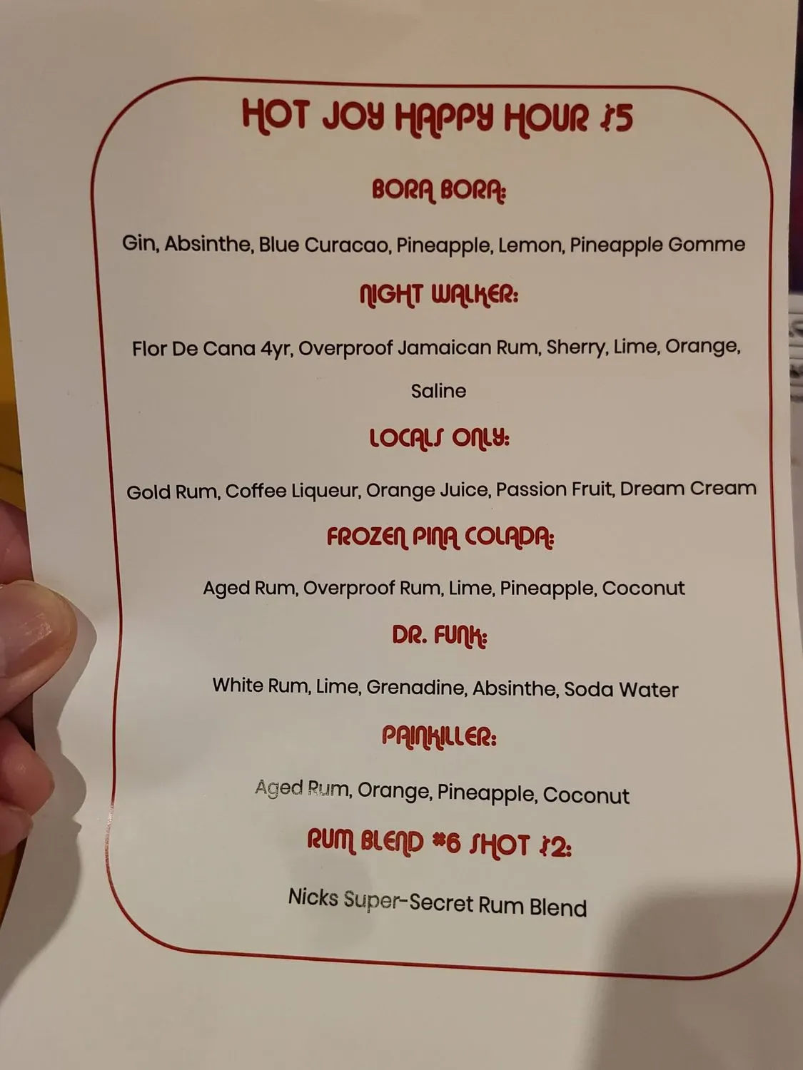 Menu 6