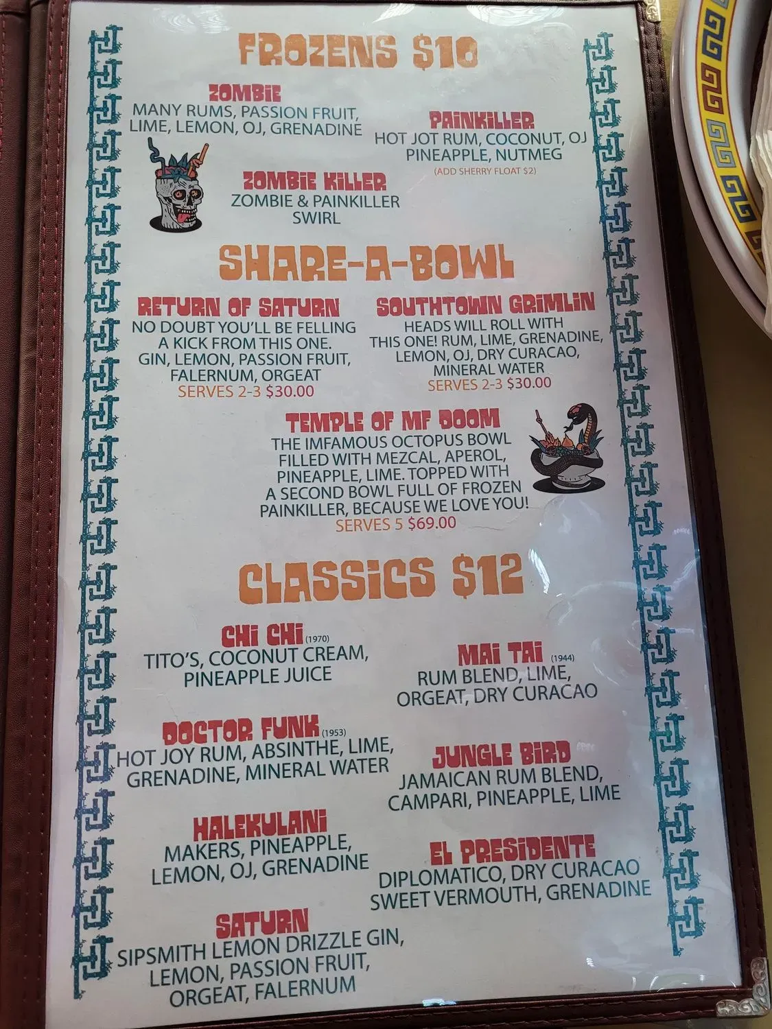 Menu 6