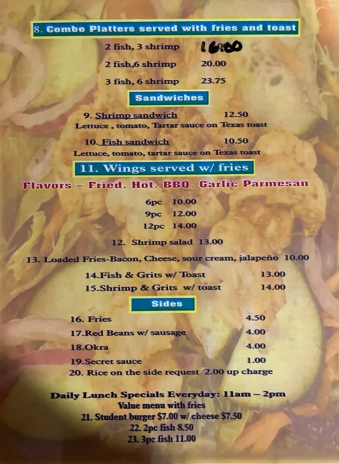 Menu 2