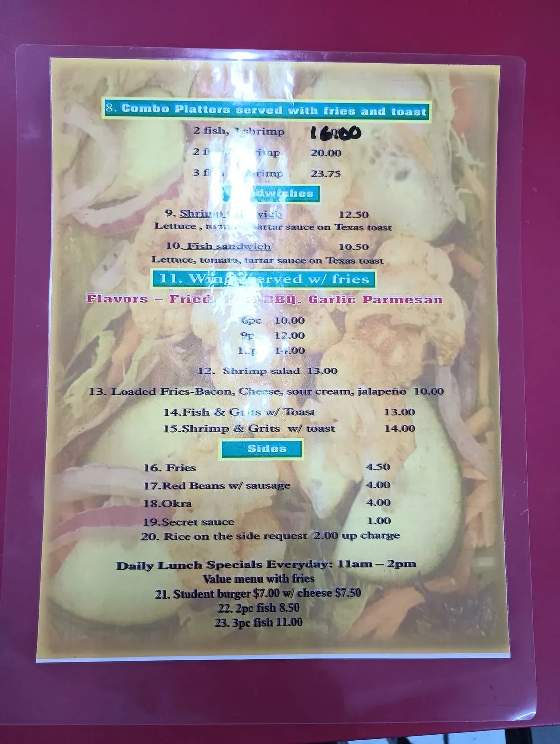 Menu 4