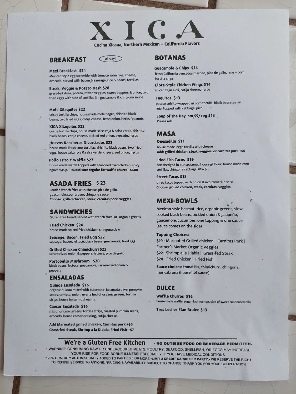 Menu 4