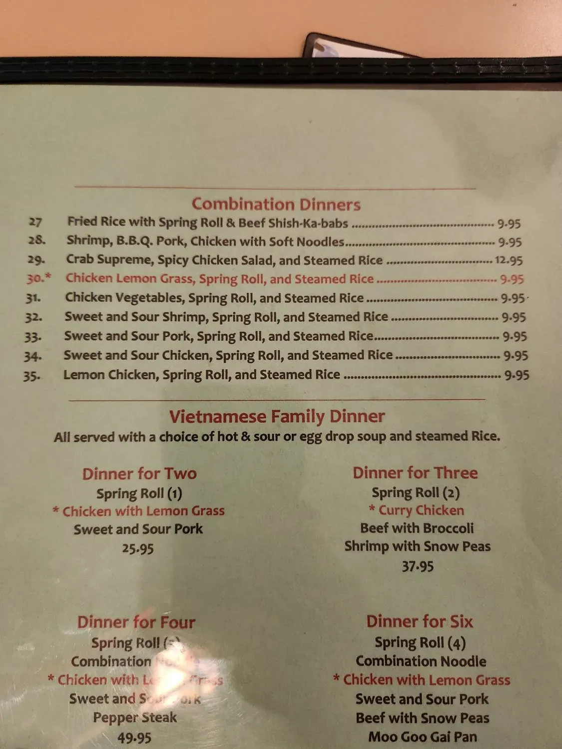 Menu 6