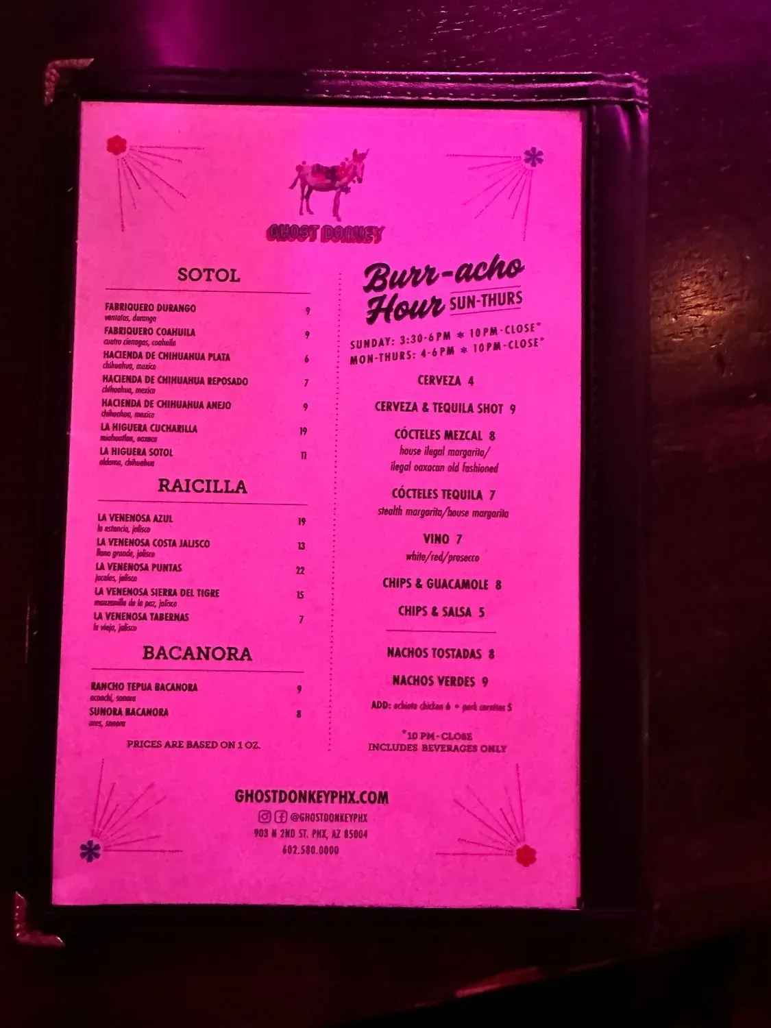 Menu 5