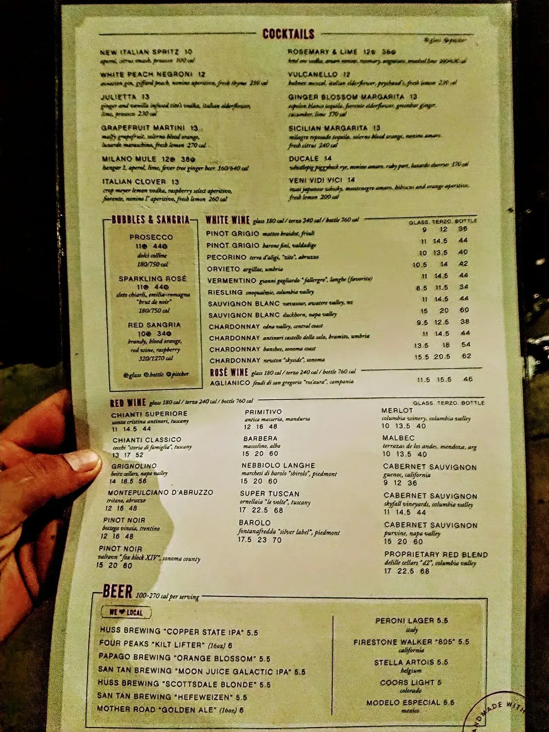 Menu 5