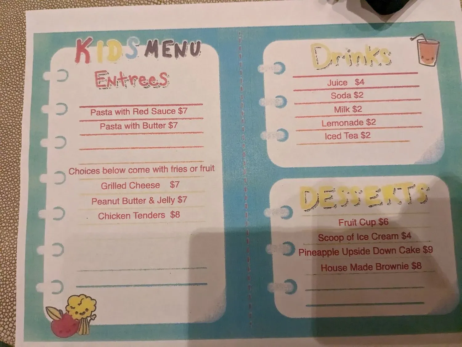 Menu 6