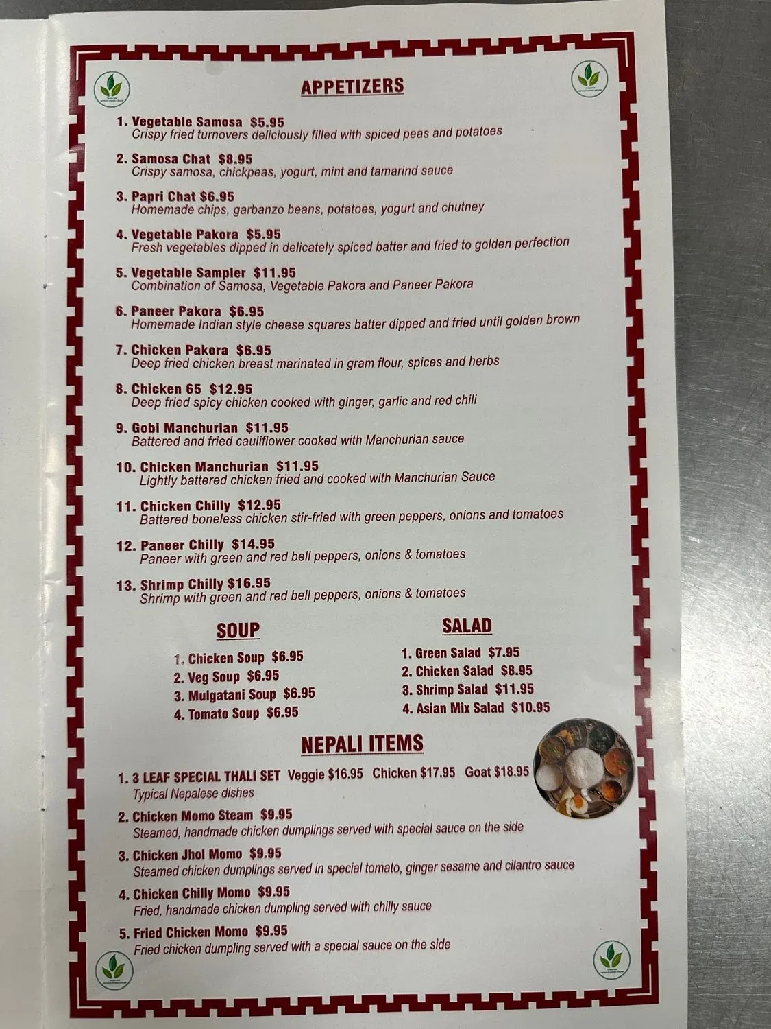 Menu 4