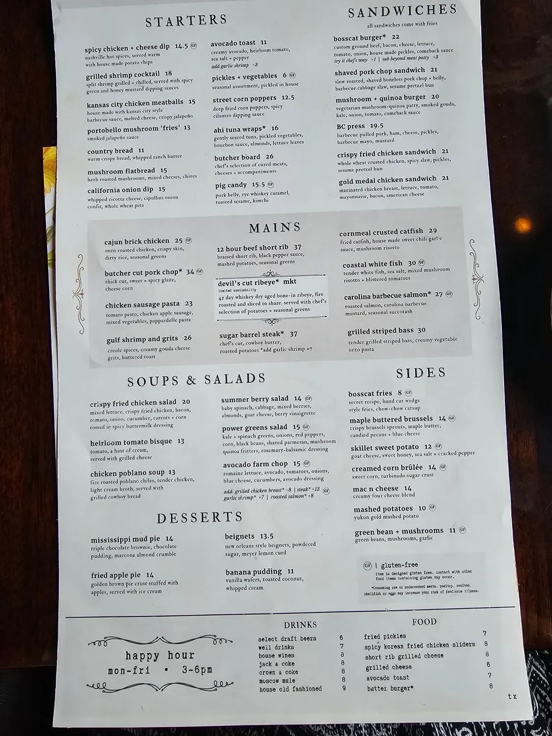 Menu 2