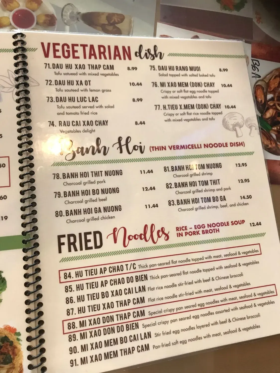 Menu 4