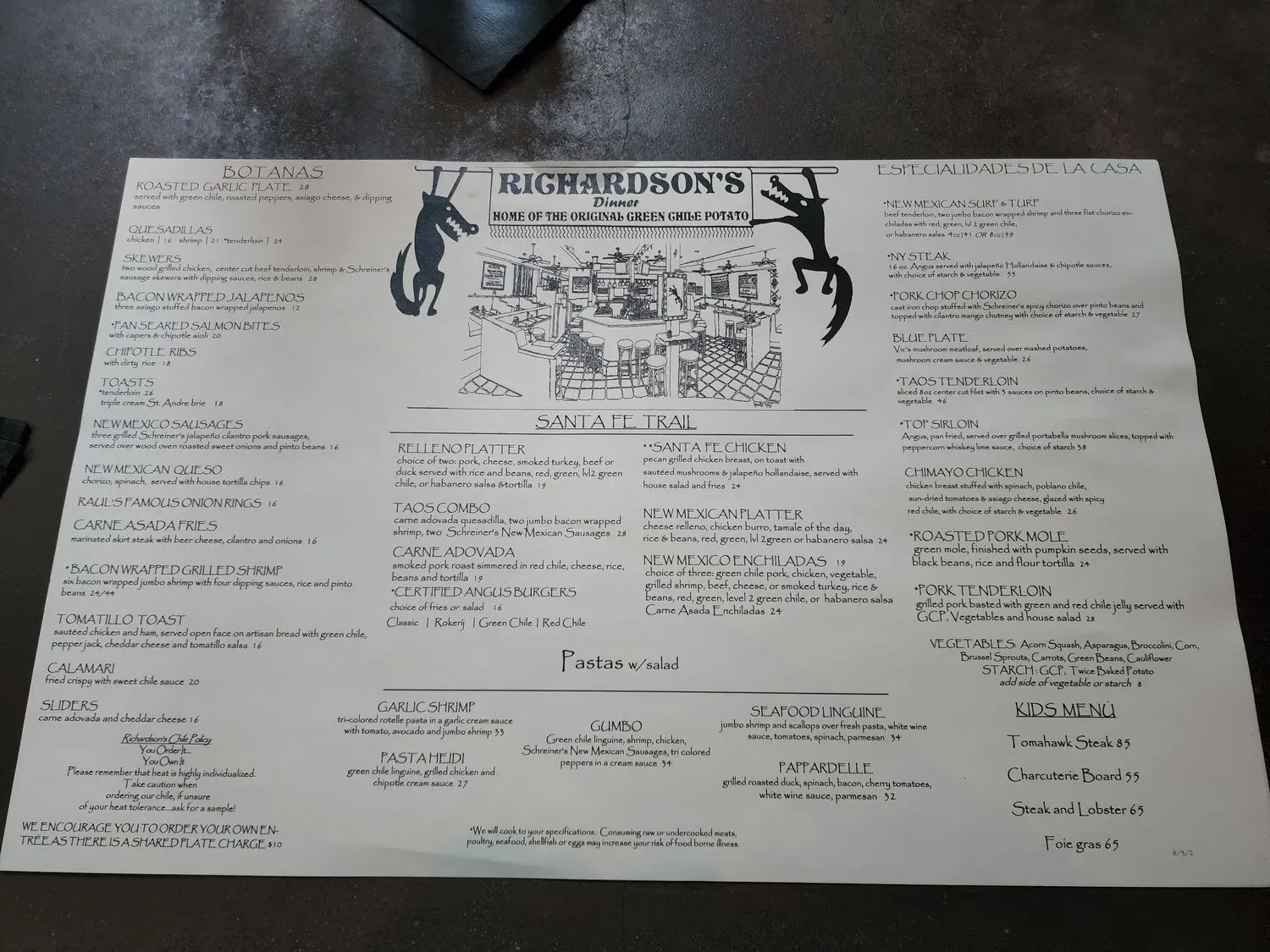 Menu 5