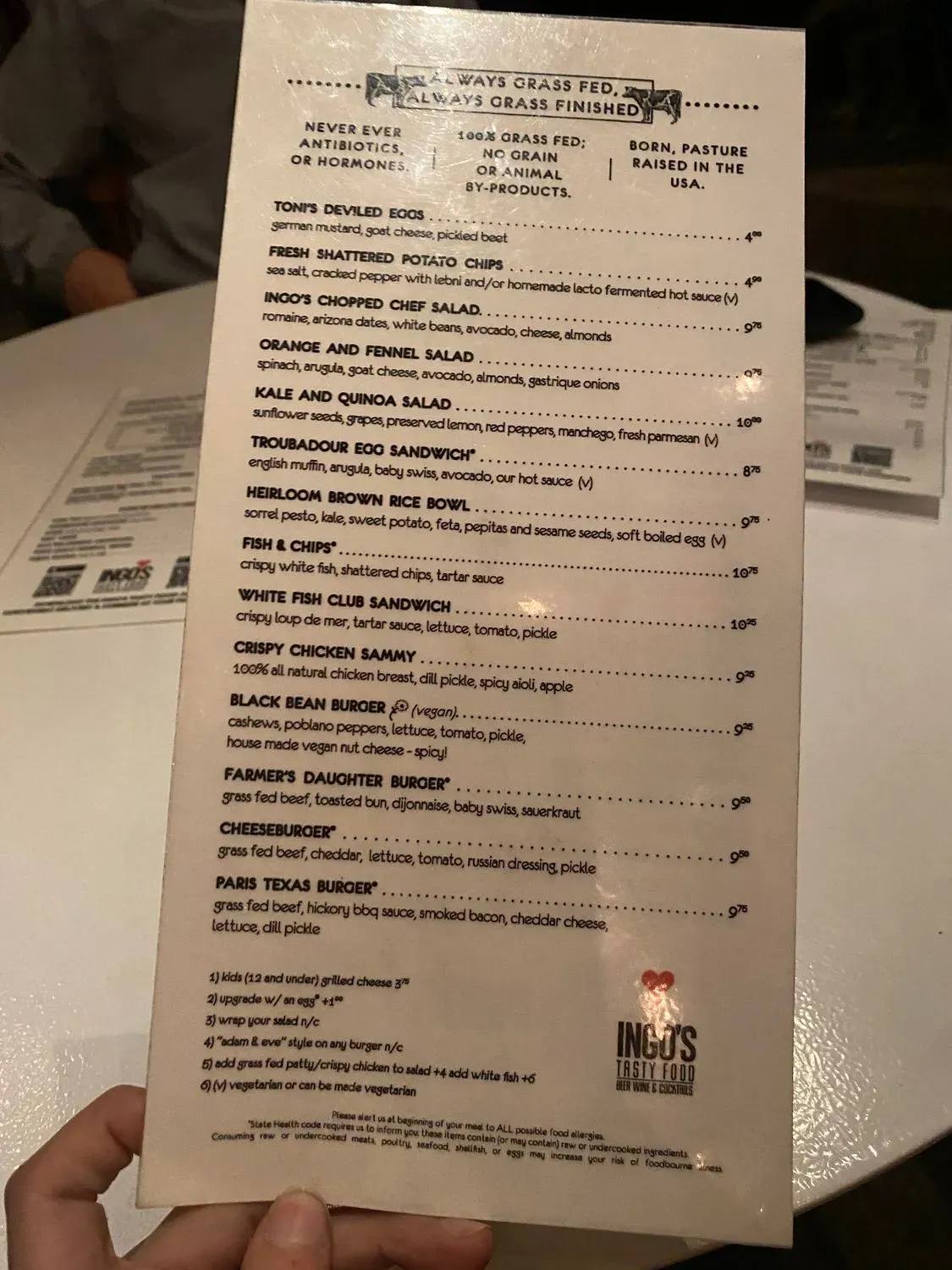 Menu 4