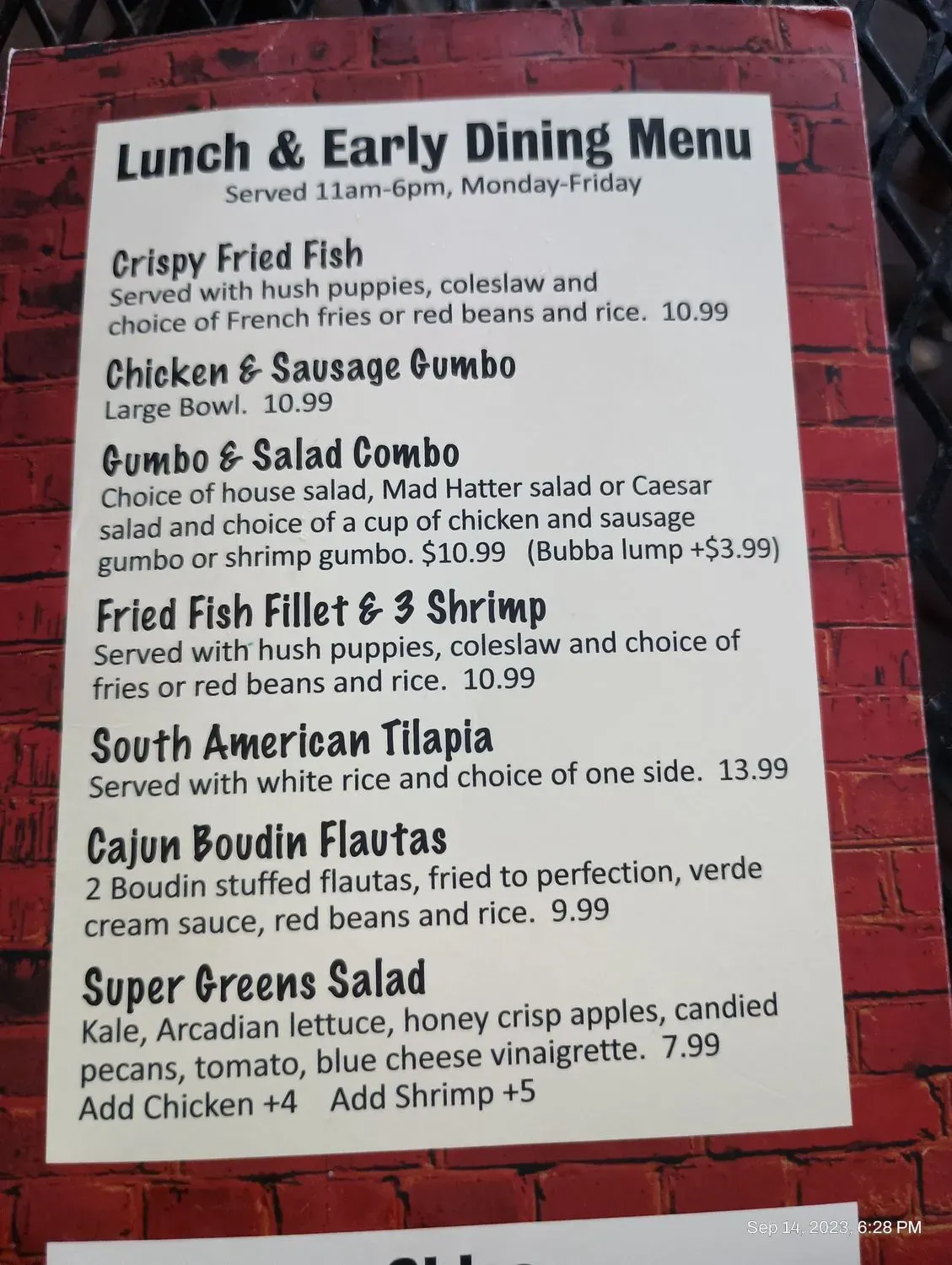 Menu 5