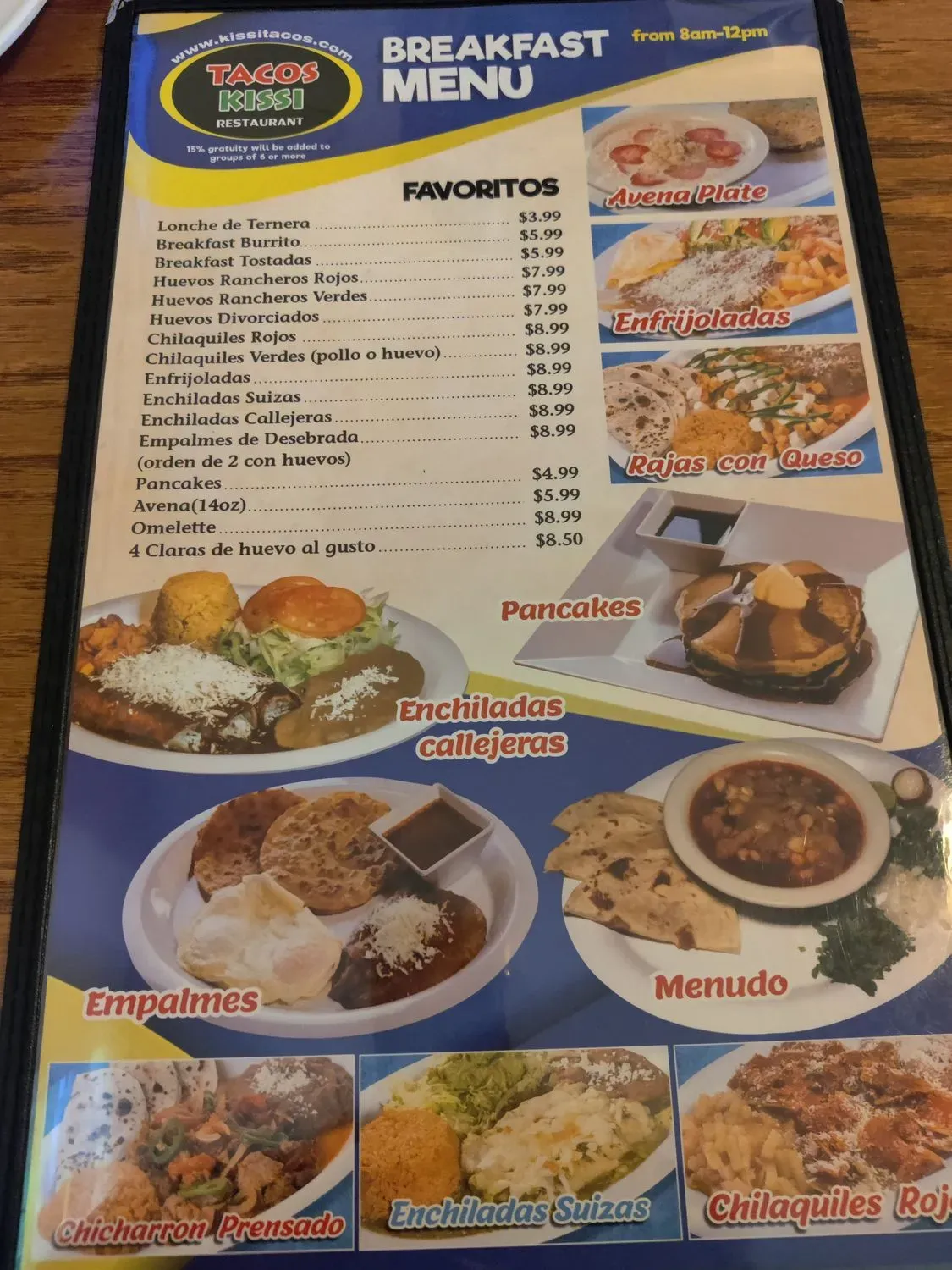 Menu 5