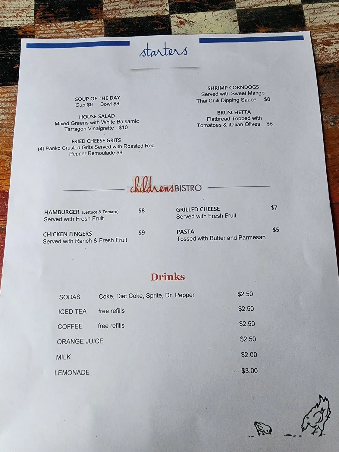 Menu 3