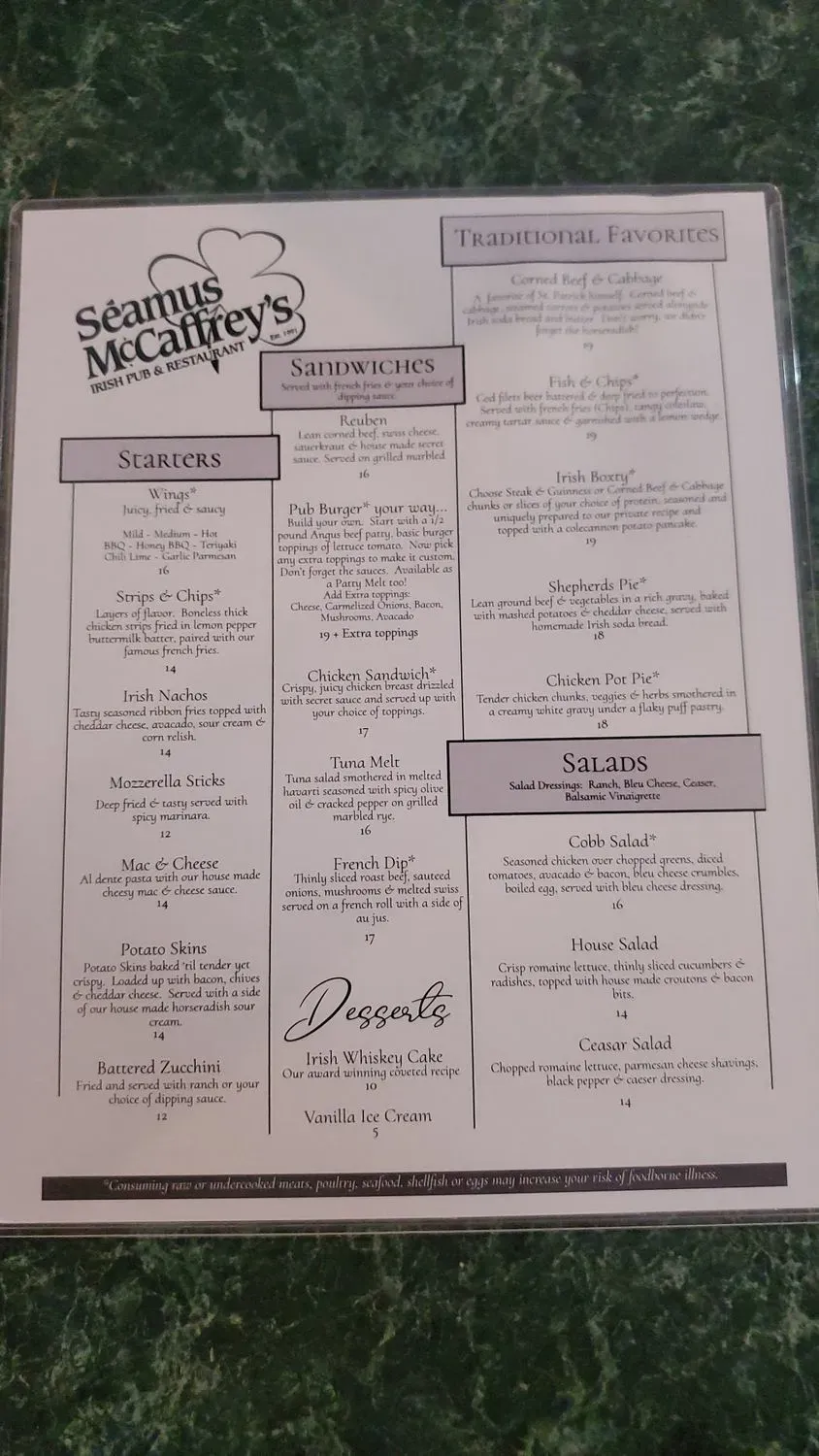 Menu 2