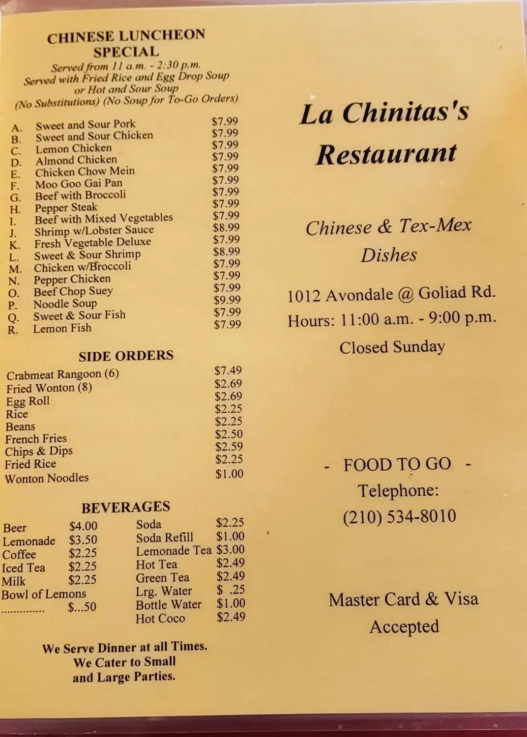 Menu 2