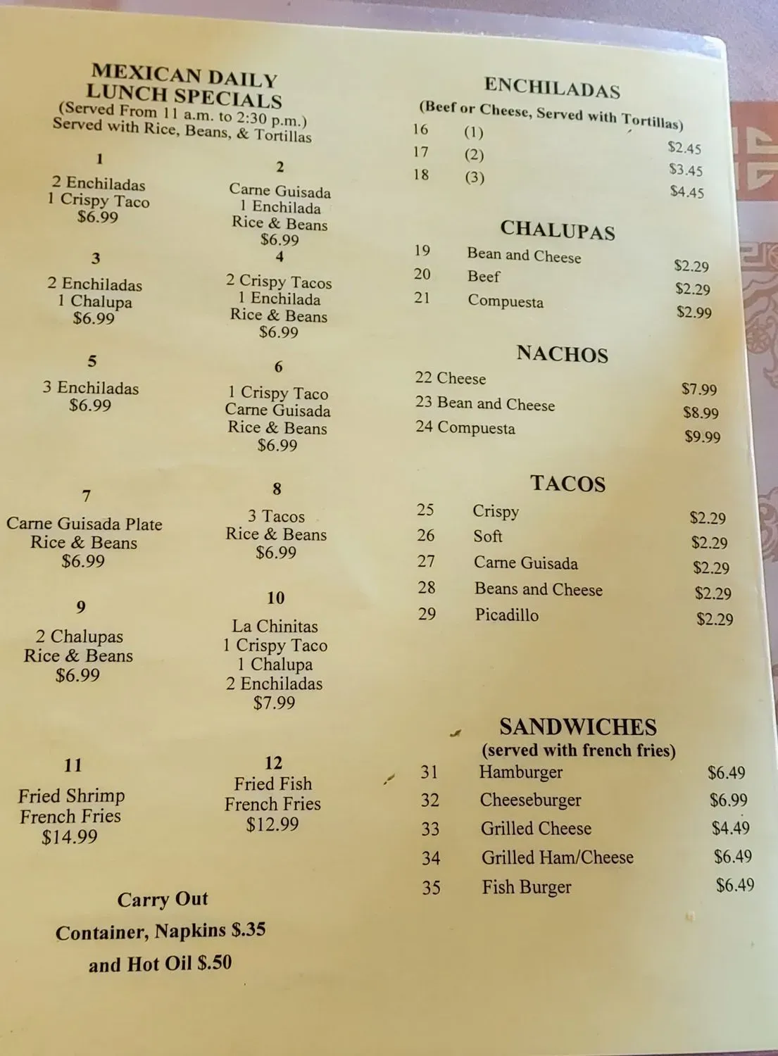 Menu 3