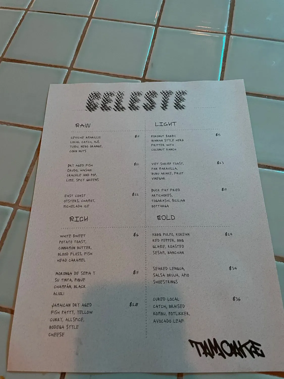 Menu 4