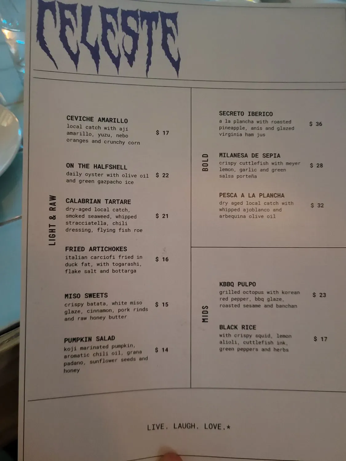 Menu 5