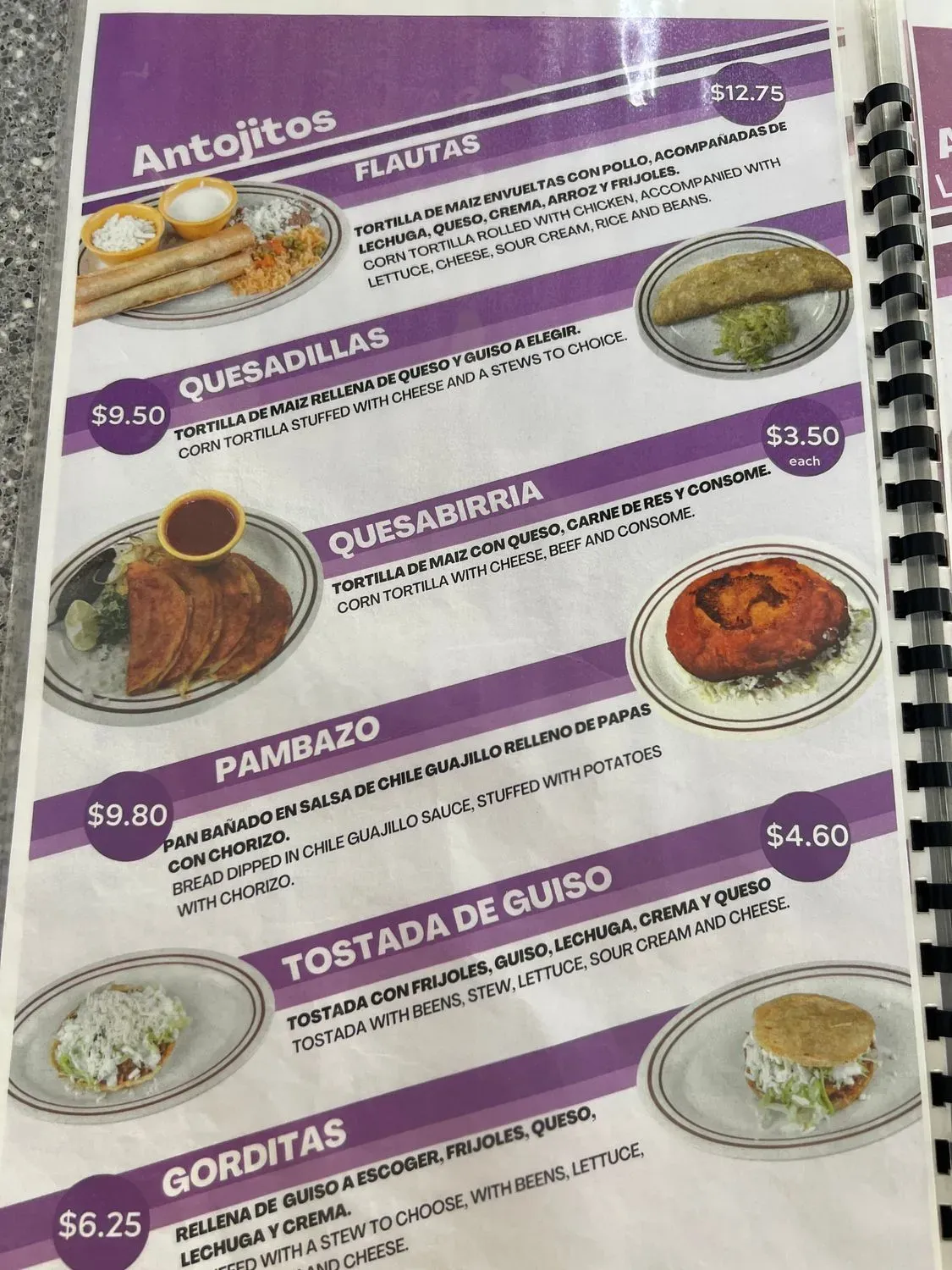 Menu 4