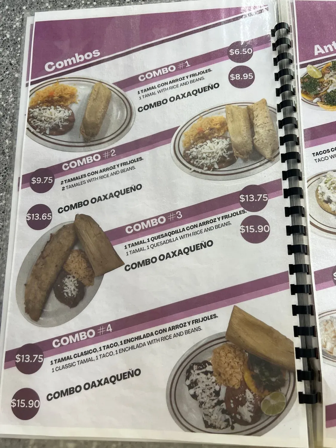 Menu 6