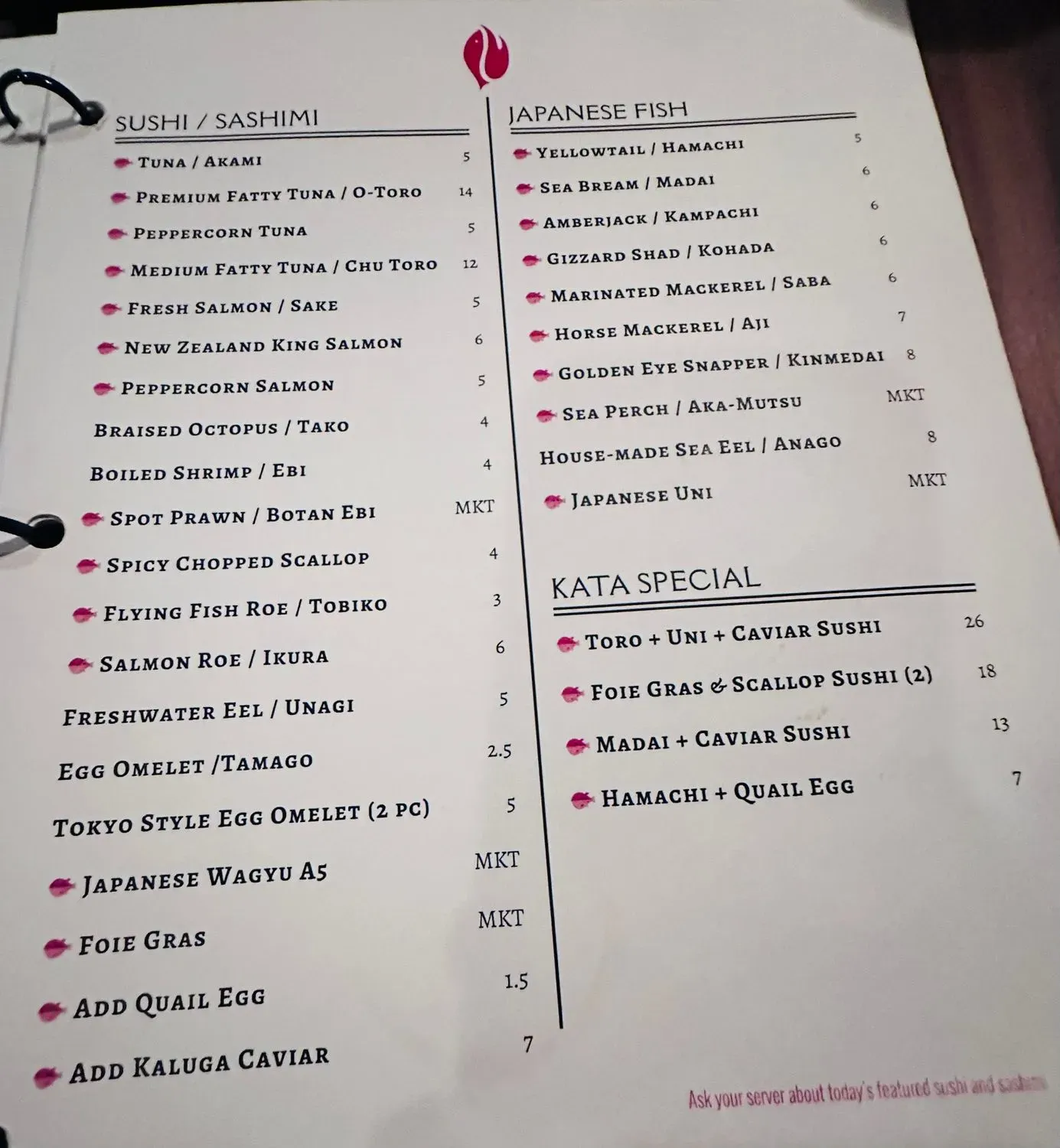 Menu 5