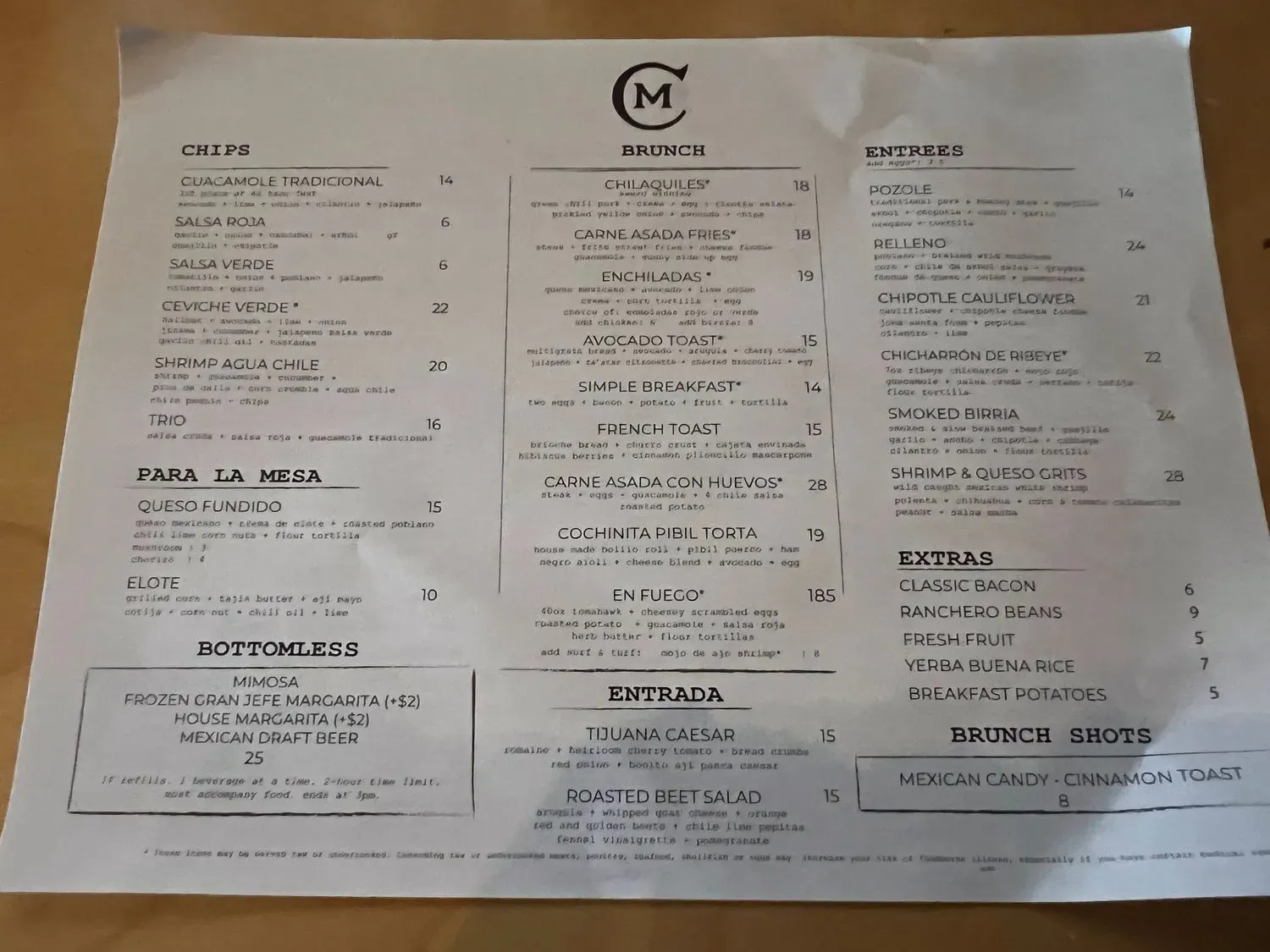 Menu 2