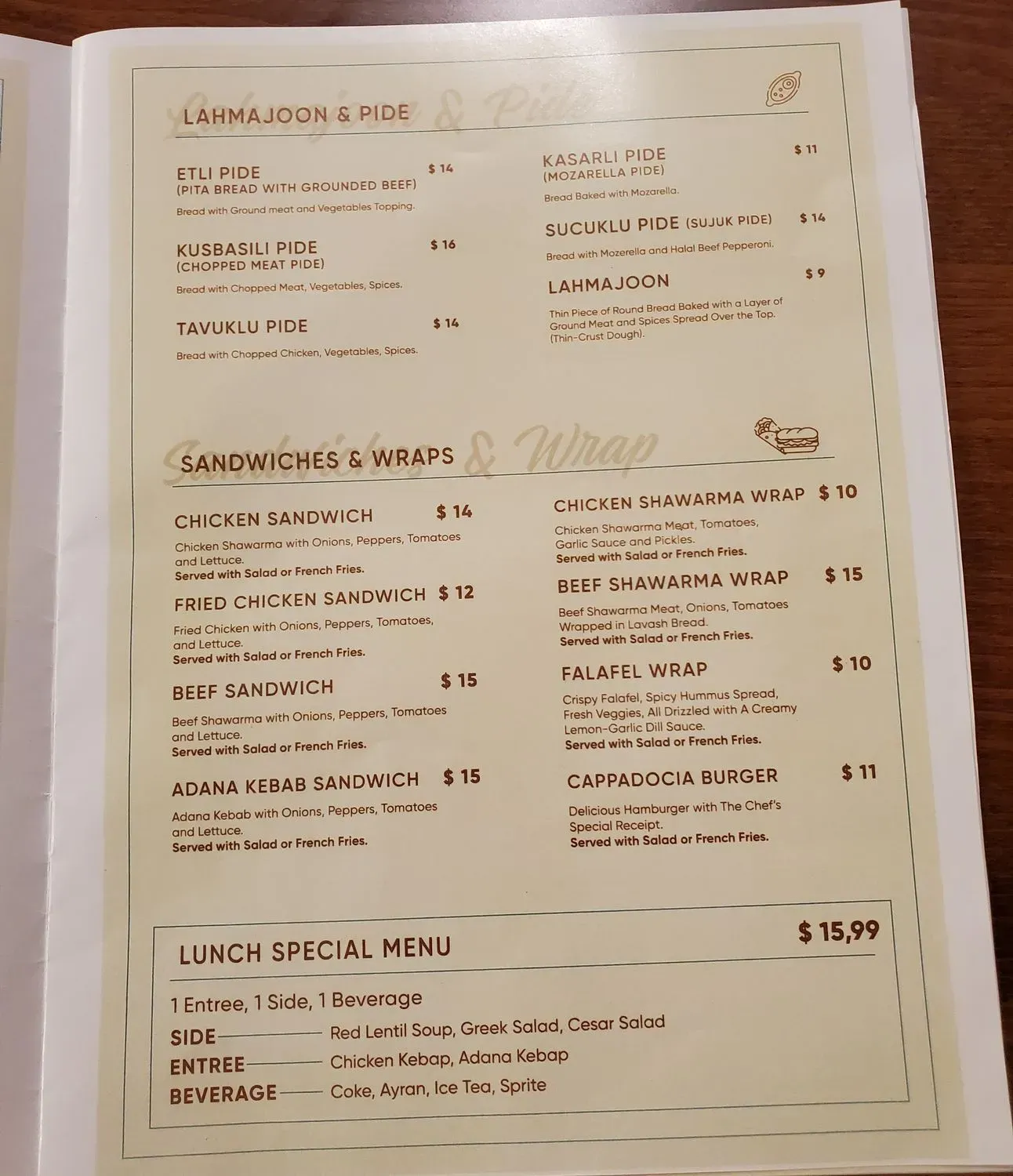 Menu 6