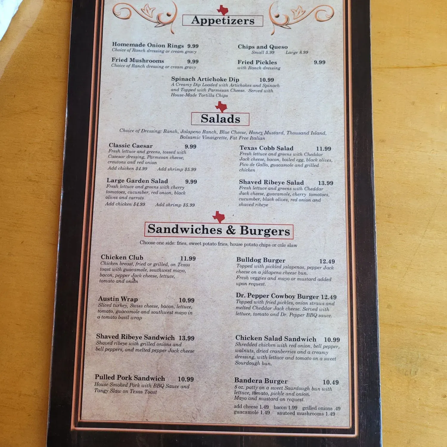 Brick's River Cafe Menu - Updated November 2025