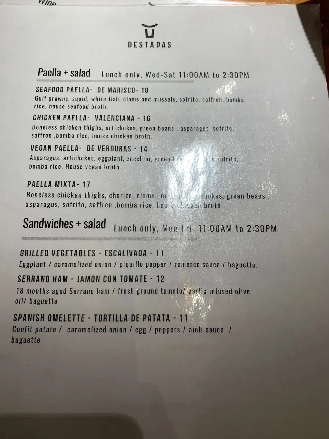 Menu 2