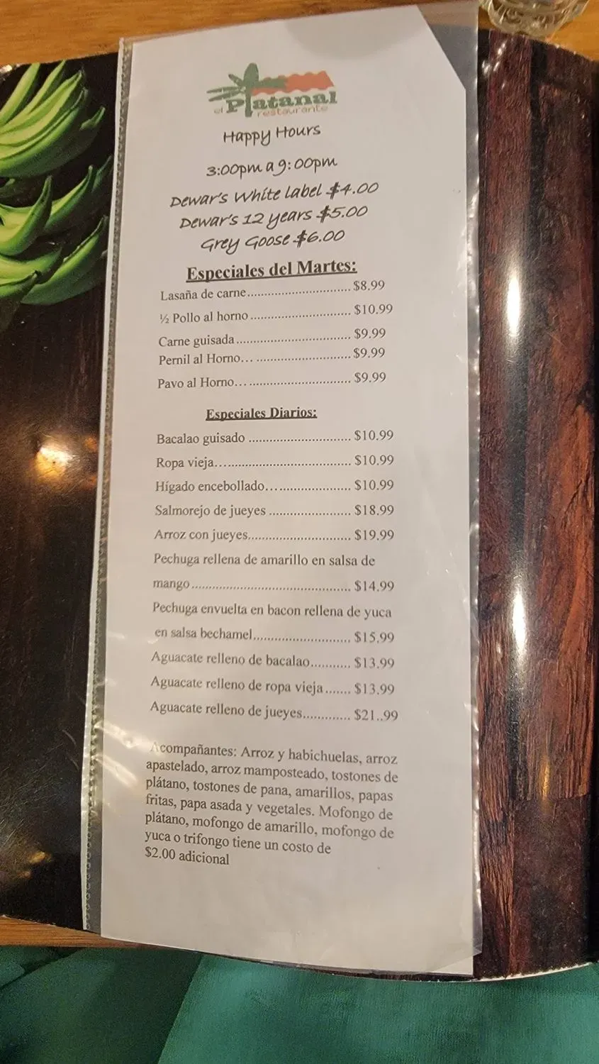 Menu 6