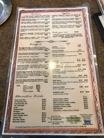 Menu 4