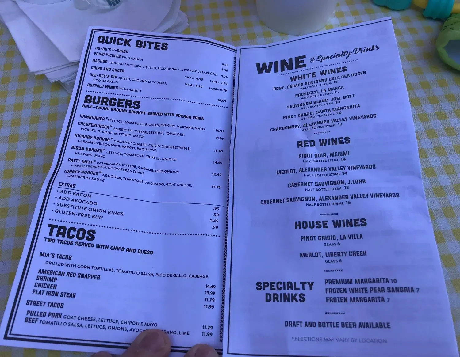 Menu 3