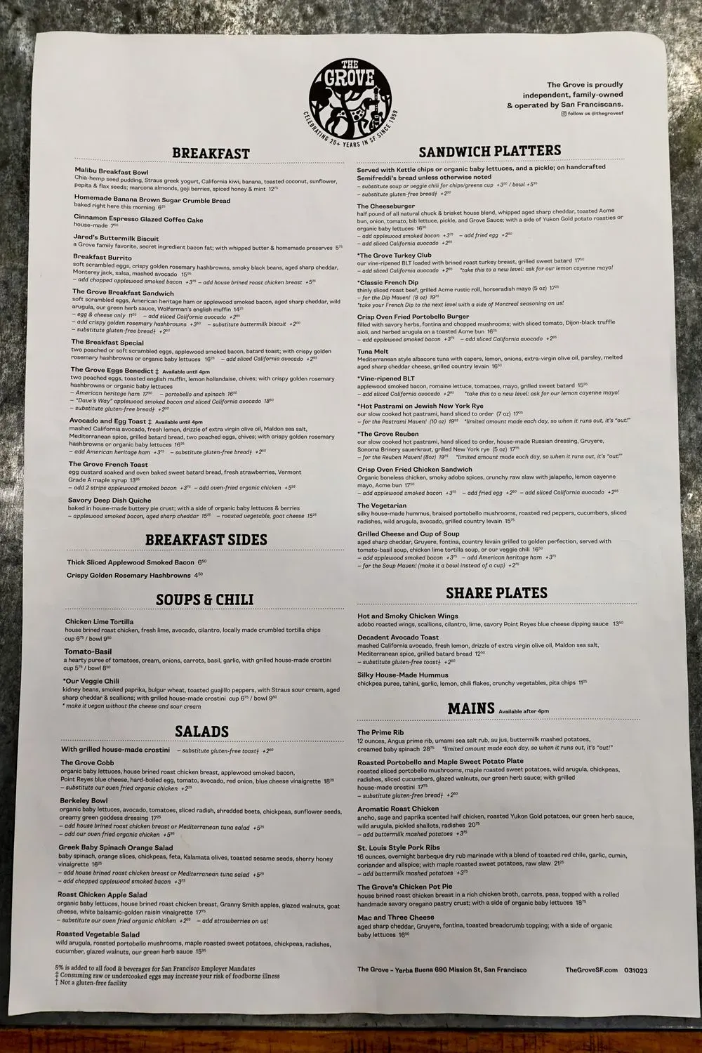 Menu 4