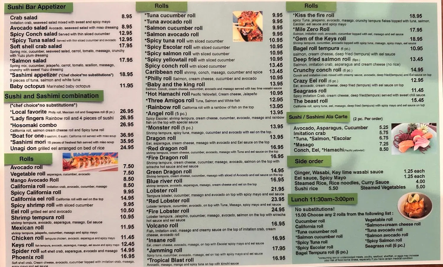 Menu 6