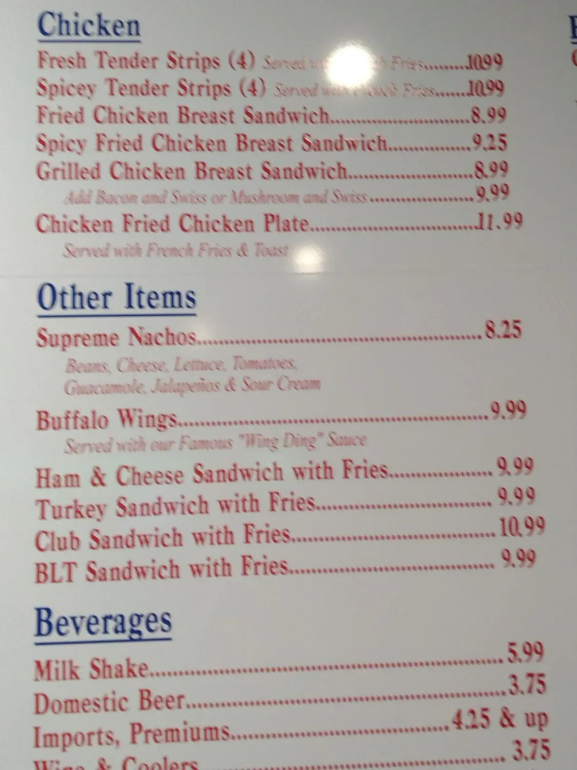 Menu 5